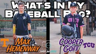 What's In My Baseball Bag? Tennessee & TVU Commits Max Hemenway & Cooper Goff