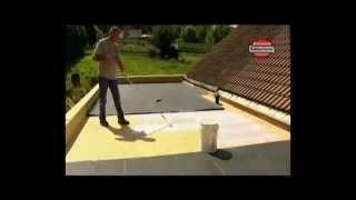 Firestone EPDM Rubber Roofing Installation on a Flat Roof