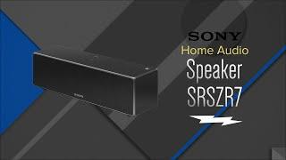 Sony Black Home Audio Bluetooth Speaker SRSZR7 - Overview