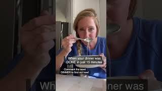 Dinner done in 15 minutes? Check out the tagged video to find out how! #dinnertime #recipes #meals