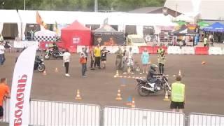 #18. MotoGymkhanaKiev на MotoOpenFest-2018. Класс А. #18