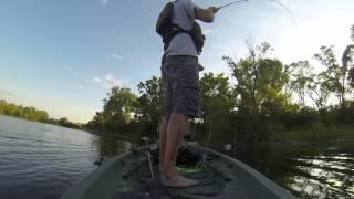 Top Water Fly Fishing for Largemouth Bass on Windsor Lake