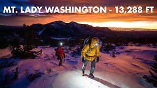 MT. LADY WASHINGTON SUNRISE WINTER HIKE | Climbing Colorado's 13ers