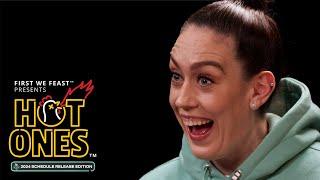 Breanna Stewart Reveals the 2024 NY Liberty Schedule While Doing the Hot Ones Challenge