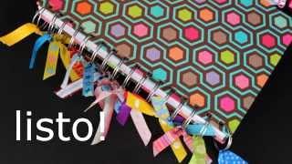 Decora tu cuaderno, facil y lindo [tutorial] - MyBluePas