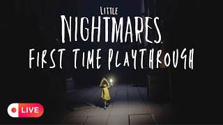 First Time Playing Little Nightmares 1! I'm so scared | LIVE