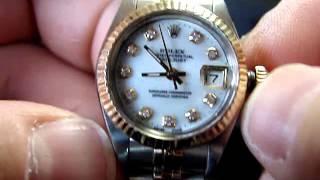 How to Wind and Set a Ladies Rolex Datejust Quickset