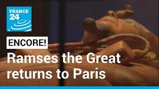 Egyptian pharaoh Ramses the Great returns to Paris for blockbuster exhibition • FRANCE 24 English