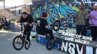 HOW TO BEAT ANYONE AT A GAME OF BIKE!