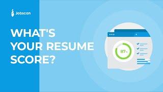 Jobscan Match Rate Report Overview | Jobscan Resume Scanner Feature