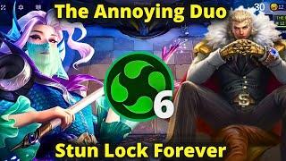 INSTANT & UNLIMITED STUN LOCK ANNOYING NEW META COMBO | MLBB MAGIC CHESS BEST SYNERGY COMBO TERKUAT