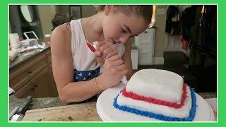 MAKING BRENNAN'S BIRTHDAY CAKE | Flippin' Katie