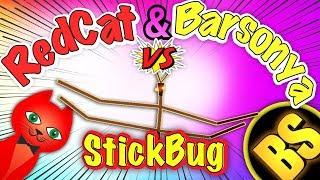 RedCat & Barsonya vs StickBug  |  Bee Swarm Simulator Roblox