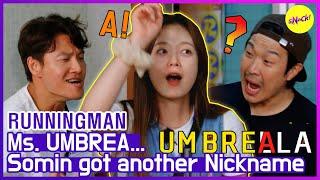 [HOT CLIPS] [RUNNINGMAN] HAKUNAMATA...Na?‍️ Somin, Do you like the letter "A"?  (ENG SUB)