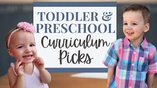 TODDLER & PRESCHOOL HOMESCHOOL CURRICULUM PICKS |  Homeschool with Toddlers | Back to School 2021