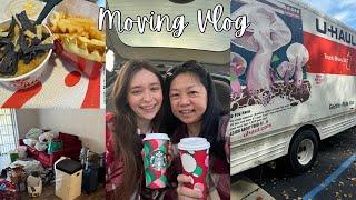 MOVING VLOG: Moving to Greenville, SC | packing/unpacking for my new apartment (Vlogmas Day 4)