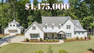 Touring a $1,475,000 Luxurious Farmhouse in Woodstock GA!