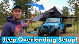 Tour of my Jeep Wrangler JKU Overlanding Rig | iKAMPER | Walkthrough | Part 1 | Hooke Road