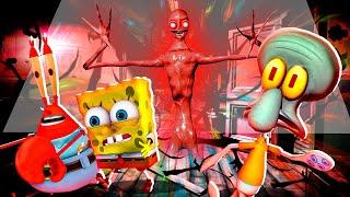 MONSTER SANDY Hunts SpongeBob in HIDE & YEET!