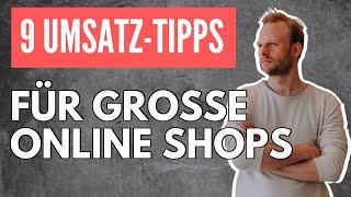 Onlineshop: 09 Tipps für mehr Umsatz 3/3 [große Shops]