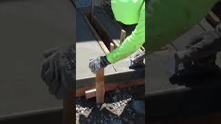 This Is The BEST Tool For Finishing Concrete Steps! #construction #concretecontractor #diy