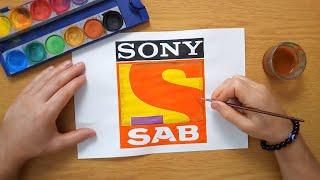 How to draw the SAB TV logo - SAB TV का लोगो कैसे बनाये - SONY SAB