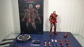 DIECAST Mark 7 by King Arts 1/9 scale vs Hot Toys Mark 7 1/6 scale