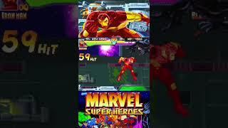 Iron Man UNSTOPPABLE!  #ironman #mshvsf #marvel #fightcade #retrogaming