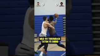 Tatum vs Embiid 1v1 got INTENSE