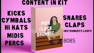 (FREE) 6LACK DRUMKIT x MIDI KIT, SAMPLE PACK +FREE BEAT FOR PROFIT .