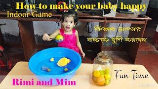 How to make fun at home!! Rimi and Mimi !! #kidsindoorgame