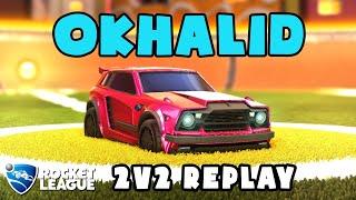 oKhaliD Ranked 2v2 POV #521 - oKhaliD & boaszn VS Scrzbbles & iZerk - Rocket League Replays