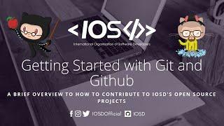 Introduction to Git and Github | International Organisation of Software Developers | IOSD