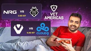NRG vs. G2 | SEN vs. C9 | VCT Americas Stage 2 - W2D3 | #VCTWatchParty