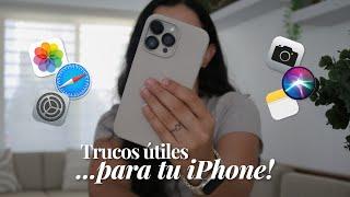 TRUCOS ÚTILES PARA IPHONE ¡Para tu día a día!  Notas, fotos, Siri y más…