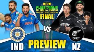 IND Vs NZ Live Match Preview: India Vs New Zealand Final Playing 11 I Champions Trophy 2025 Final