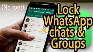 Jinsi ya KULOCK chat ya mtu fulani katika WhatsApp au magroup | LOCK Only Personal WhatsApp Chat