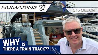 £15M Numarine 37 metre boat tour & why does this boat have a railway onboard?