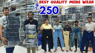 Mens Wear Wholesale Market In Hyderabad | Wholesale Jeans Shirts  | Diwan Dewdi Madina Wholesale