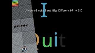 UncannyBlock Band Giga Different 971 - 980 (Not Made For Youtube Kids)