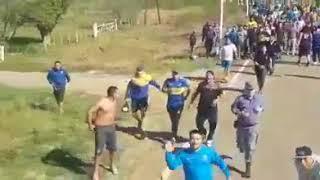 Enfrentamiento entre los hinchas de San Martín y de Boca en Formosa