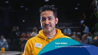 DRANBLEIBEN! Interview Taner Beklen (Muslimisches Jugendwerk) - aej-Migrationsfachtagung 2019