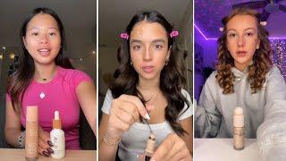 GRWM  ( get ready with me ) Makeup storytime - TikTok compilation ️(skincare, makeup, outfits) 228