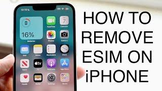 How To Remove eSim From iPhone! (2023)