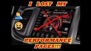 How to bring back Performance Pages!