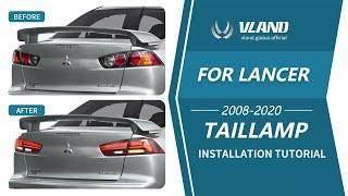 How to install Mitsubishi Lancer  Vland tail light