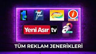 Kanal 1 (İzmir)/ İzmir TV / Yeni Asır TV / A2 Tüm Reklam Jenerikleri 1998 - 2023