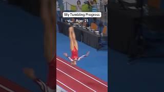 My Tumbling Progress, Age 16-22 #gymnast #olympics
