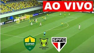 CUIABÁ X  SÃO PAULO AO VIVO COM IMAGENS | BRASILEIRÃO 2024 | ASSISTIR JOGO AO VIVO