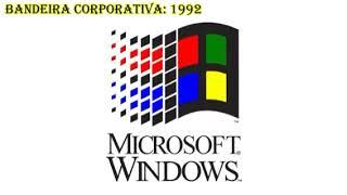 The Evolution of banner (logo) of Windows